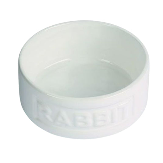 Pet Platter Rabbit Bowl, natural-style flat feeding platter for rabbits