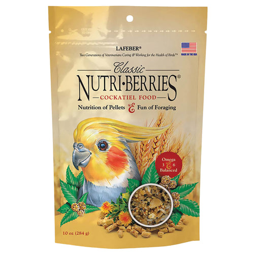 Lafeber NutriBerries Original Parakeet 284g treats for small birds