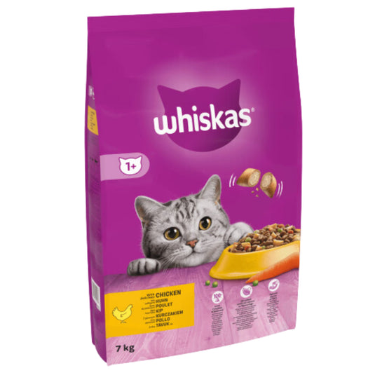 Whiskas 1+ Chicken Dry Cat Food