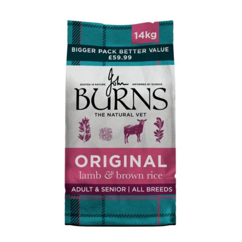 Load image into Gallery viewer, Burns natural Adult/Senior Dry Dog Food - Original Lamb &amp; Brown Rice
