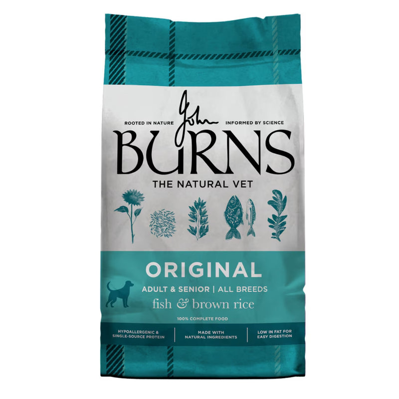 Load image into Gallery viewer, Burns Natural Adult/Senior Dry Dog Food - Original Fish and Brown Rice
