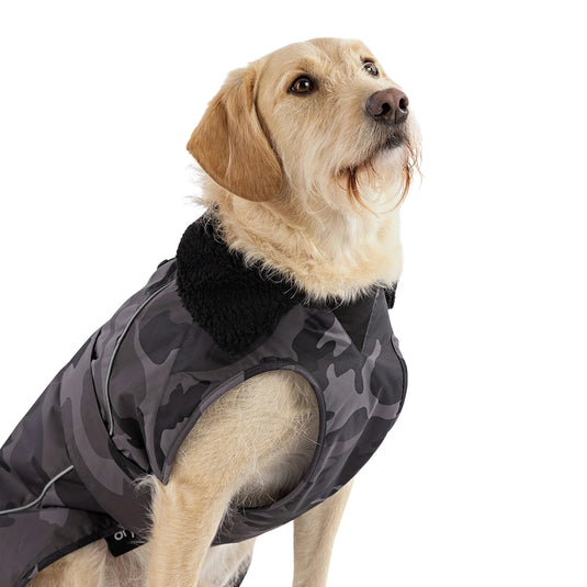 Dryrobe Black Camo and Black Dog Coat
