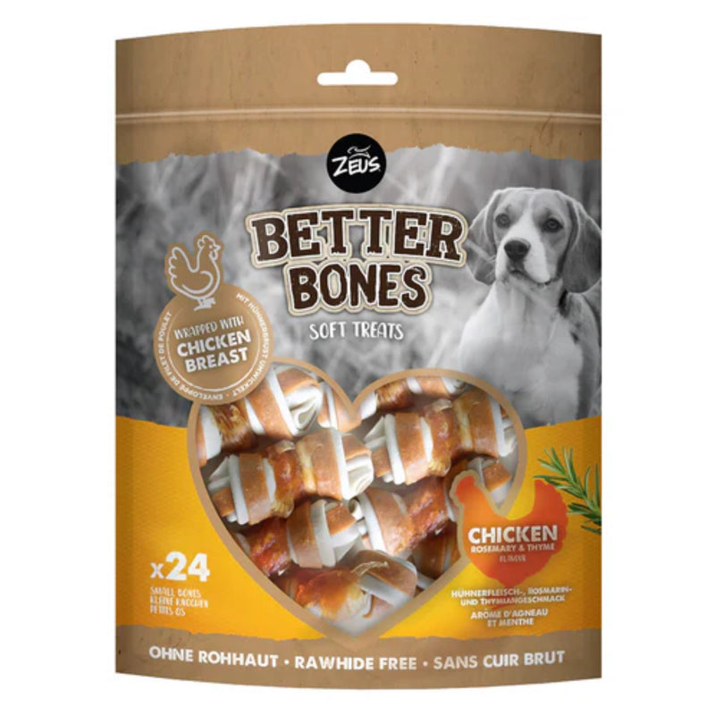 Load image into Gallery viewer, Zoe Better Bone Chicken, Rosemary &amp; Thyme Flavour | Small Soft Treat Dog Bones | 10 Pieces
