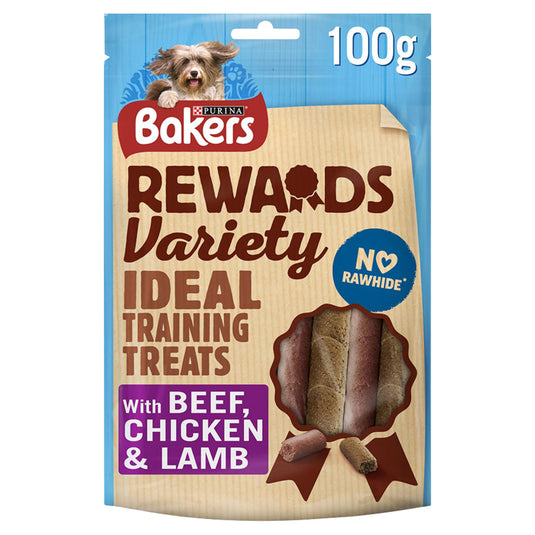 Bakers Variety Sticks Training Treats 100g soft chewy dog treats