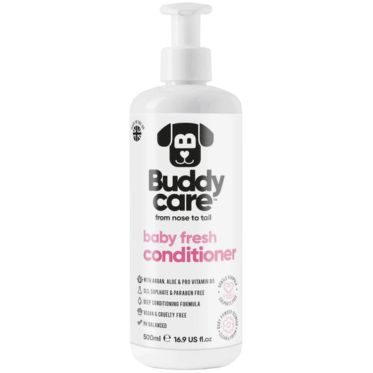 Buddycare Baby Fresh Dog Conditioner 500ml gentle conditioning for dogs and puppies