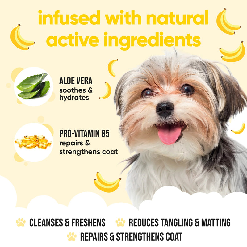 Load image into Gallery viewer, Buddycare Banana Shampoo for Dogs 500ml – Gentle Cleansing with Banana Scent
