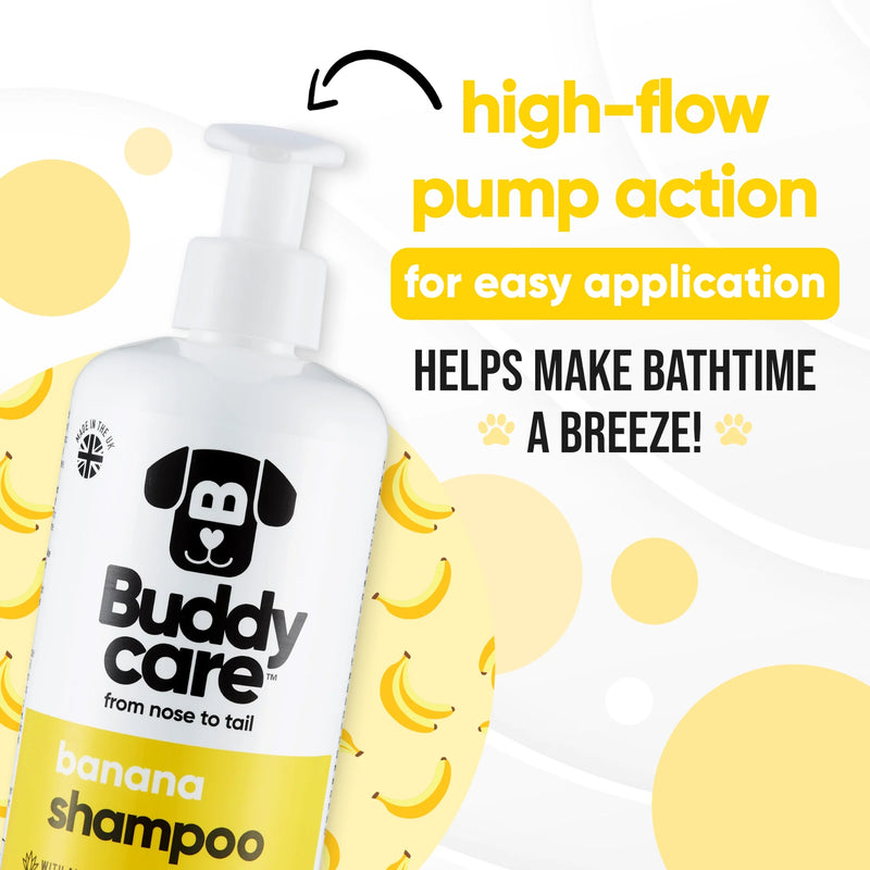 Load image into Gallery viewer, Buddycare Banana Shampoo for Dogs 500ml – Gentle Cleansing with Banana Scent
