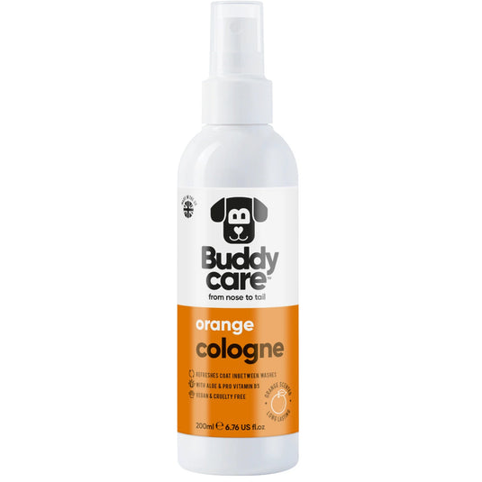 Buddycare Orange Cologne 200ml citrus fragrance spray for dogs