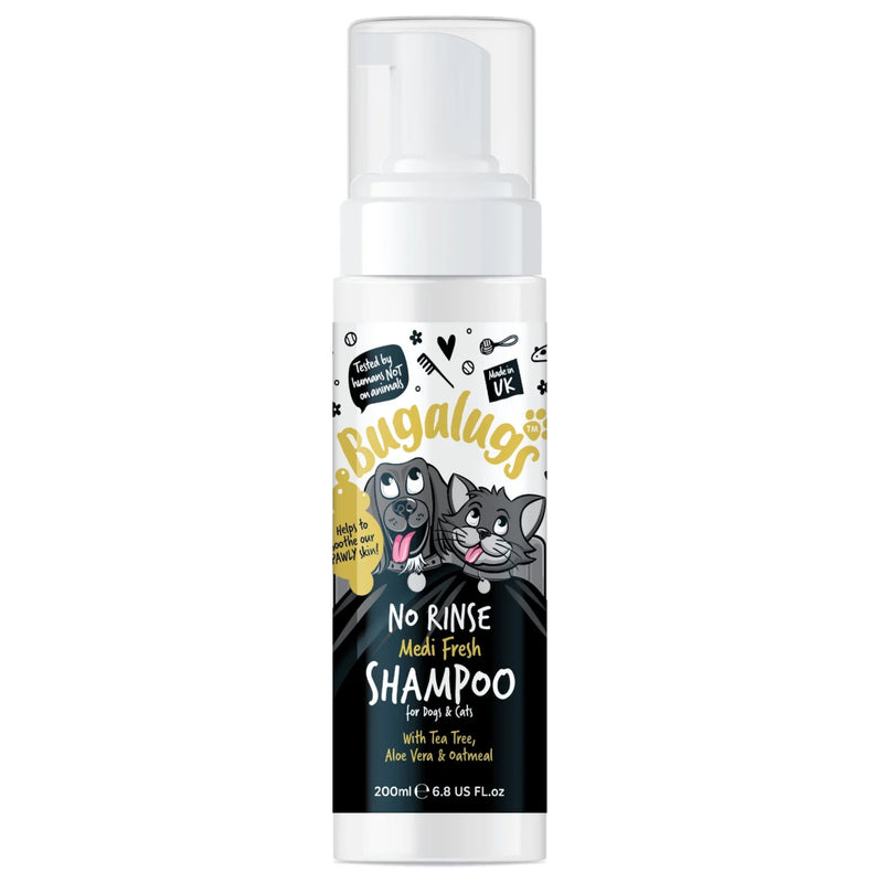 Load image into Gallery viewer, Bugalugs No Rinse Medi Fresh Shampoo for dogs and cats 200ml
