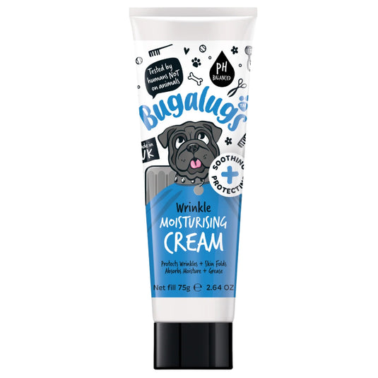 Bugalugs Wrinkle Moisturising Cream 75g skin care for dogs with wrinkles