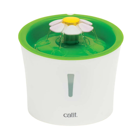Catit Flower Fountain with triple-action filter for cats