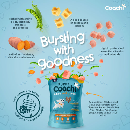 Puppy Coachi Training Treats – Chicken 100g