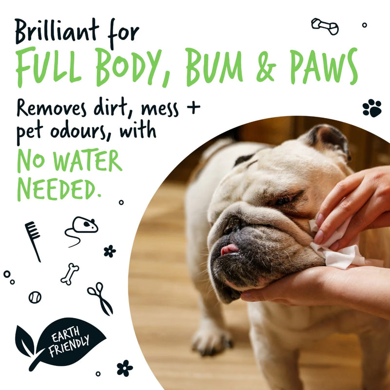 Load image into Gallery viewer, Bugalugs 110 Biodegradable Pet Wipes – Gentle &amp; Eco-Friendly Dog Wipes
