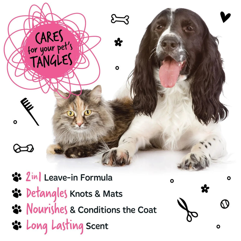 Load image into Gallery viewer, Bugalugs 2 in 1 Detangle &amp; Conditioning Foam Comb Baby Fresh 150ml – Gentle Grooming for Dogs
