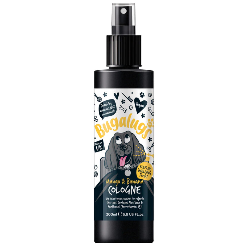 Load image into Gallery viewer, Bugalugs Mango &amp; Banana Cologne 200ml fresh fragrance spray for dogs
