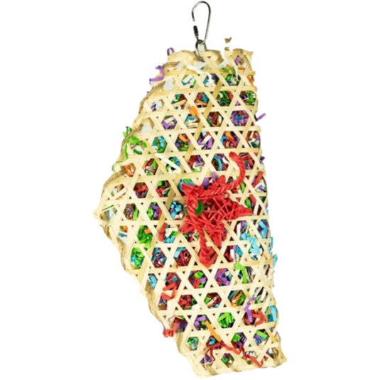 Back Zoo Nature Taco Waco natural foraging toy for birds