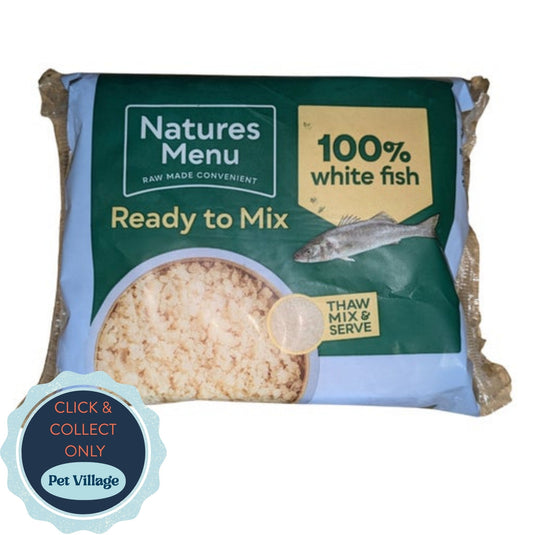 Natures Menu White Fish Raw Mixer 400g Freeflow