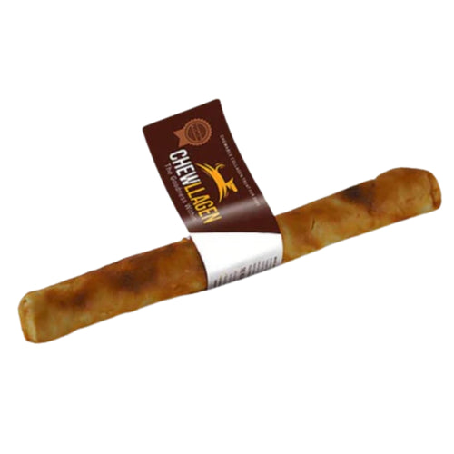Chewllagen Collagen Roll 10 Inch Beef Flavour – Rawhide-Free Dog Chew for Medium and Large Breeds


