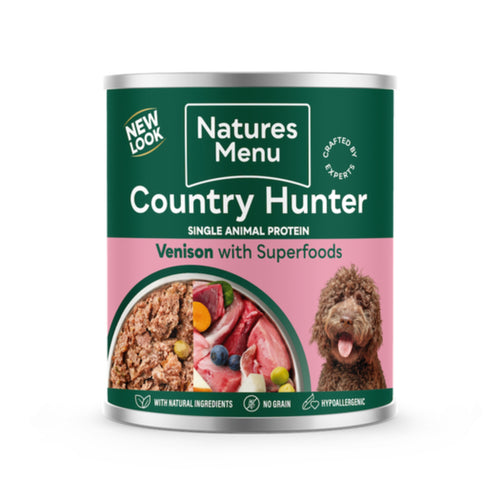 Natures Menu Country Hunter Wild Venison with Superfood 600g