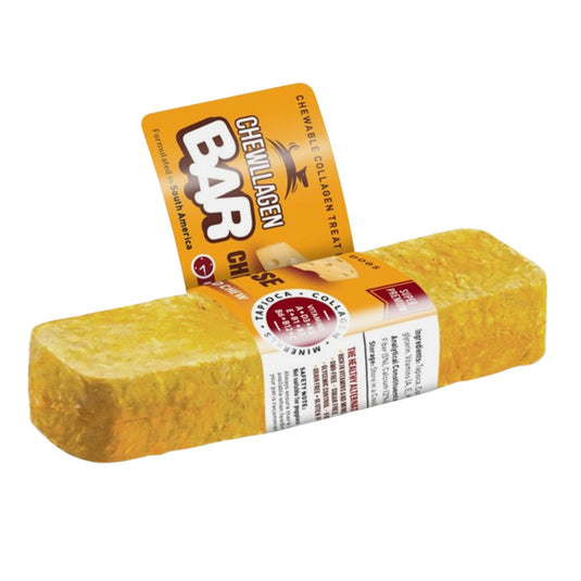 Cheese Chewllagen Bar Medium 5 Inch – Natural Rawhide-Free Dog Chew