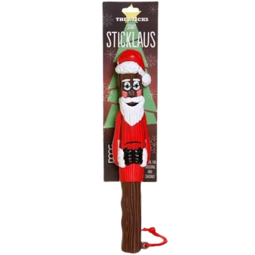 Image Alt Text:
DOOG Saint Sticklaus Santa Christmas Dog Toy with squeaker