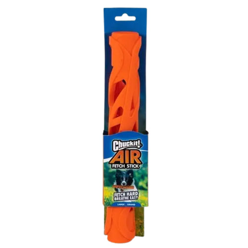 Chuckit! Air Fetch Stick – 15-Inch Breathable Rubber Fetch Toy for Dogs