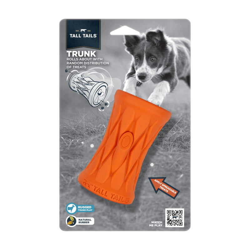 Load image into Gallery viewer, Tall Tails Natural Rubber Trunk dog toy durable rubber dog chew toy
