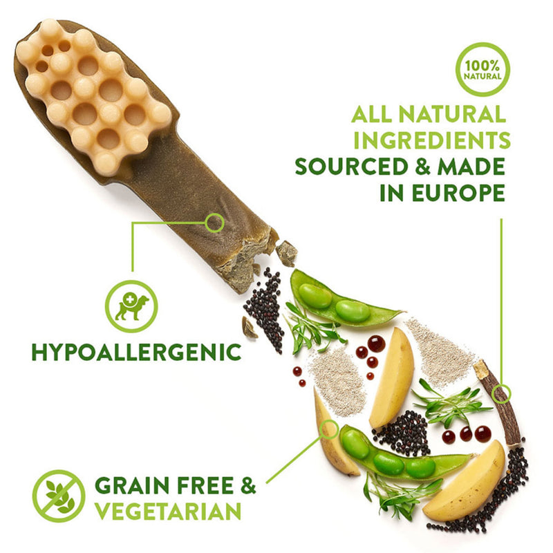 Load image into Gallery viewer, Whimzees Daily Dental Treats Toothbrush Medium – 12 Pack (360g)
