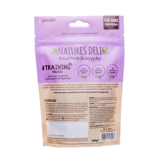 Natures Deli Duck with Sweet Potato Puppy Training Treats 100g