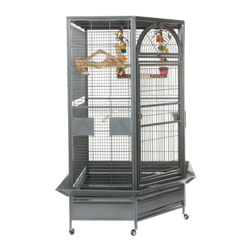 Load image into Gallery viewer, Toronto II Corner Parrot Cage
