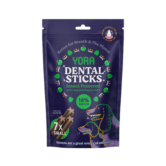 Yora Dental Sticks Small 56g natural dental treats for small dogs