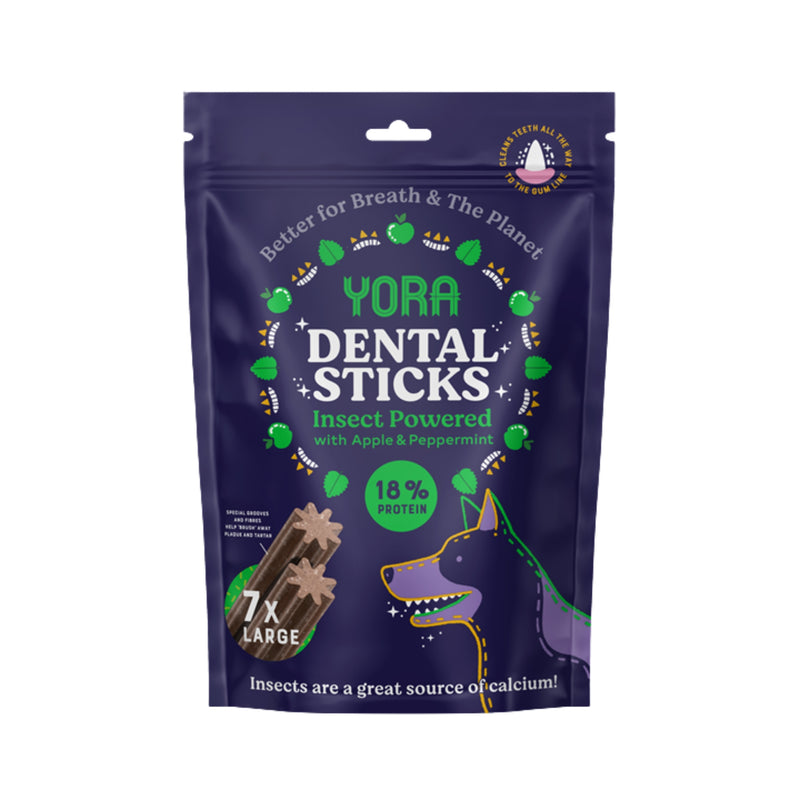 Load image into Gallery viewer, Yora Dental Sticks Large 270g natural dental treats for dogs
