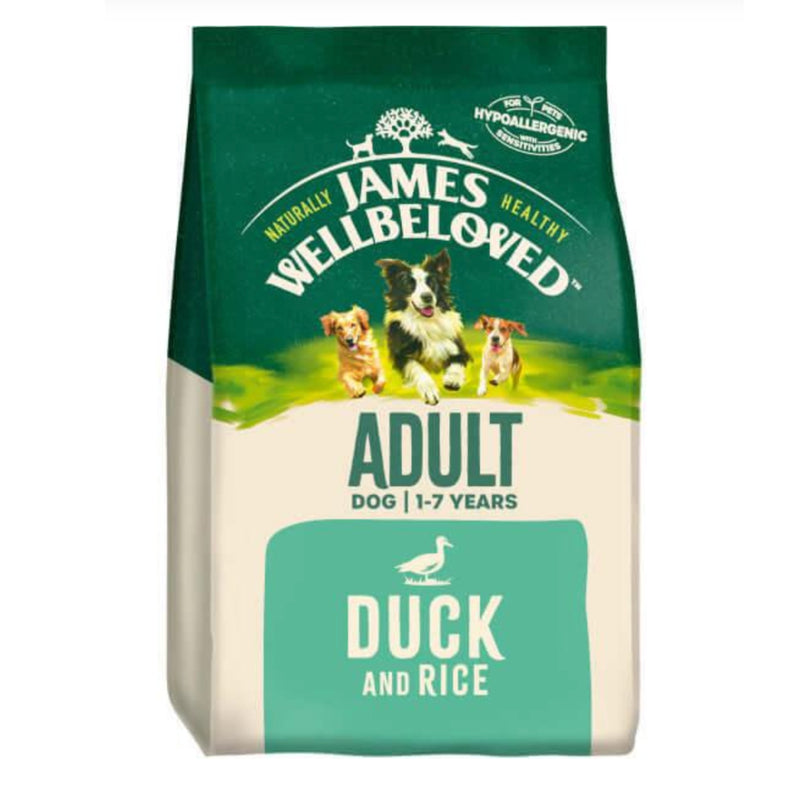 Load image into Gallery viewer, James Wellbeloved Adult Dry Dog Food - Duck &amp; Rice - 15kg
