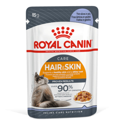 Royal Canin hair & Skin Care Thin Slices in Jelly 12x85g