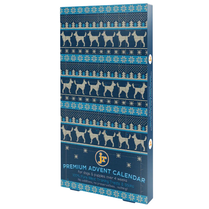 Load image into Gallery viewer, JR Pure Ostrich Advent Calendar for dogs, natural single-protein festive treats
