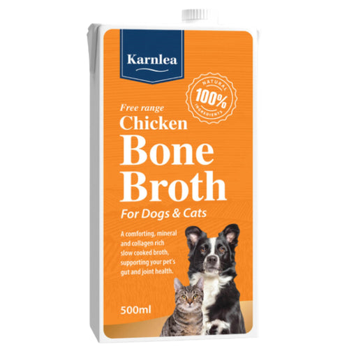 Karnlea  Free Range Chicken Bone Broth for Dogs & Cats - 500ml