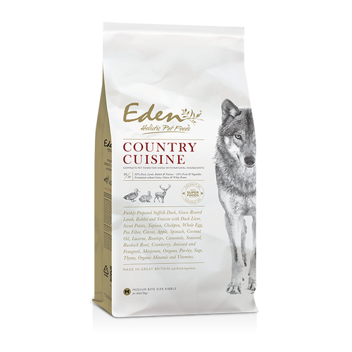 Eden - Country Cuisine - Medium Kibble Dry Dog Food 12kg