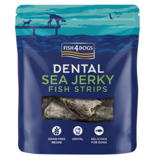 Load image into Gallery viewer, Fish4Dogs Dental Sea Jerky Strips
