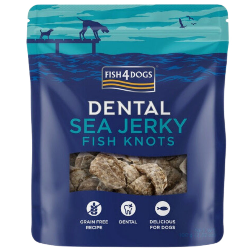 Load image into Gallery viewer, Fish4Dogs Dental Sea Jerky Knots
