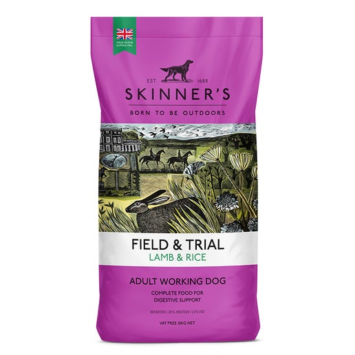 Skinners Sensitive Working Adult Dry Dog Food - Lamb & Rice