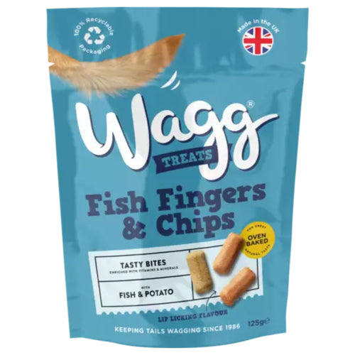 Wagg Fish Fingers & Chips 125g