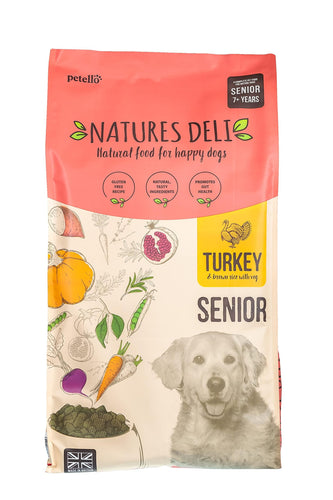 Natures Deli Senior Dry Dog Food - Turkey & Brown Rice