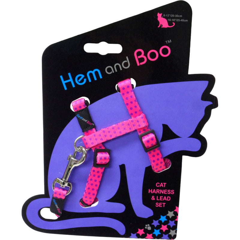 Load image into Gallery viewer, Spotty Cat Harness and Lead Set – Comfortable &amp; Secure for Daily Walks
