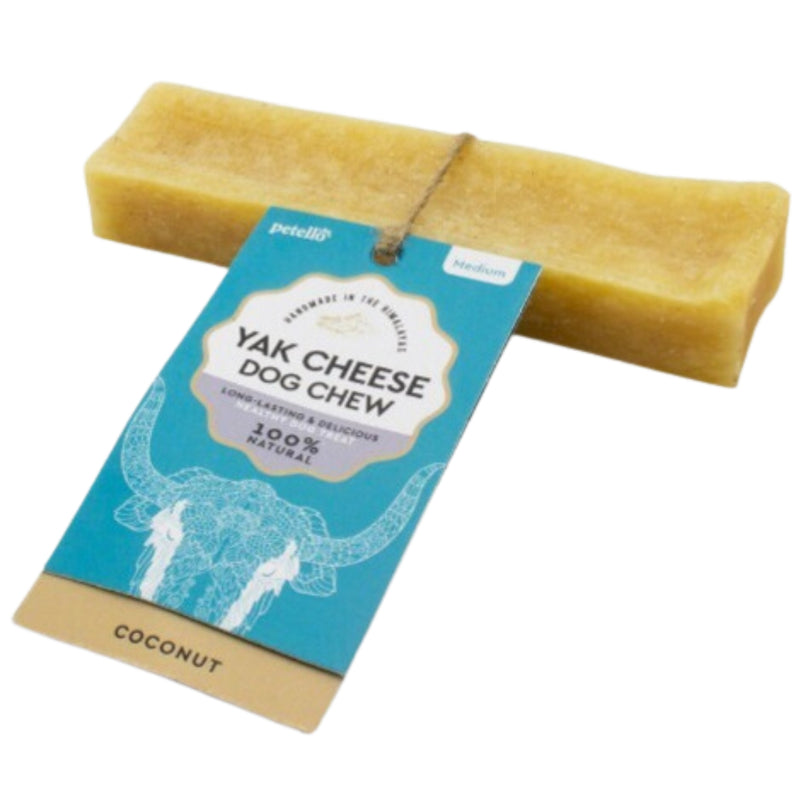 Load image into Gallery viewer, Petello Yak Cheese &amp; Coconut Dog Chew – Natural, Long-Lasting, and Healthy Treat for Dogs
