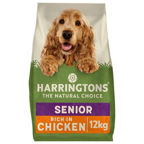 Harringtons Senior Dry Dog Food - Chicken & Rice - 12kg