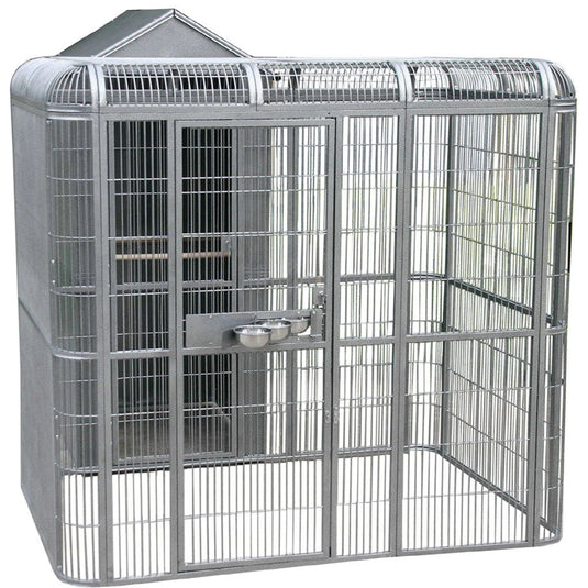 Parrot Aviary with House – Spacious Aviary for Medium and Large Birds ...
