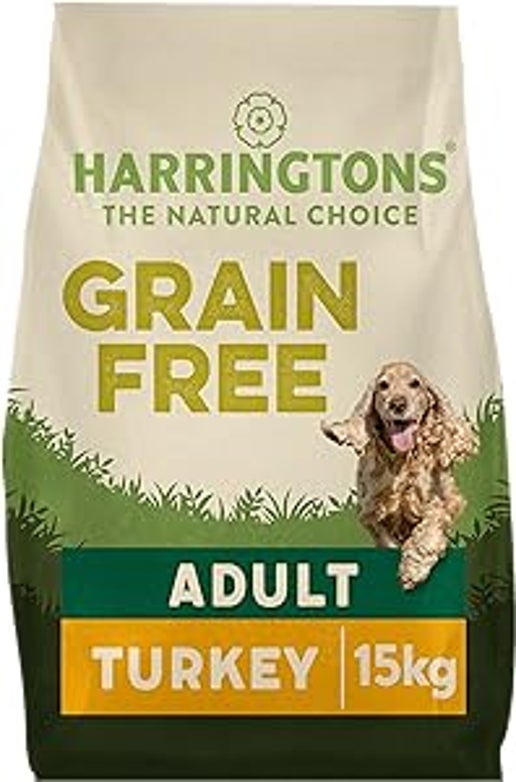 Harringtons Grain Free Adult Dry Food - Turkey with Sweet Potato - 15kg