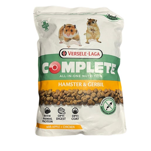 Versele-Laga Complete Dry Hamster & Gerbil Food - Chicken with Apple - 500g