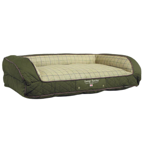 George Barclay Country Dog Sofa Bed Olive Green