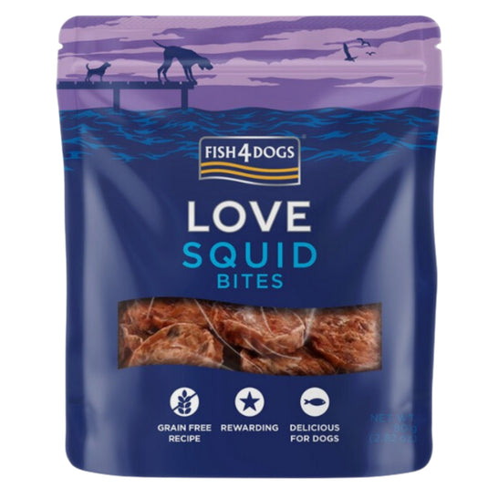 Fish4Dogs Love - Squid Bites - 80g